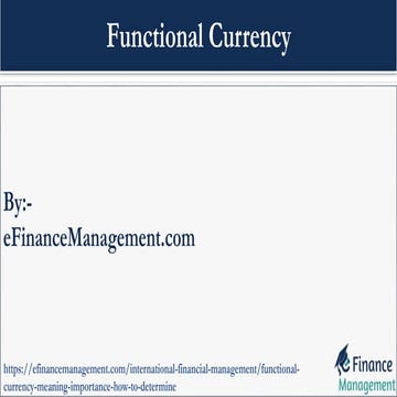 Functional Currency