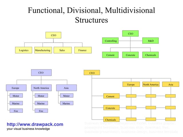 Functional, divisional, multidivisi...