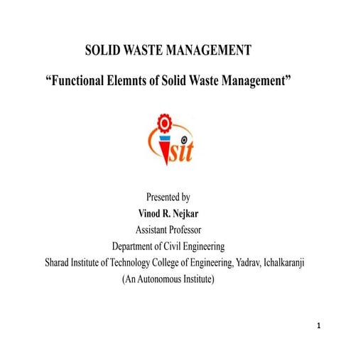 Functional Elements of Solid Waste Management.pptx