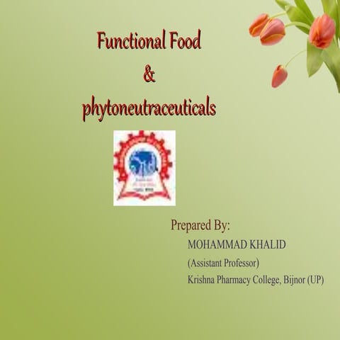 Functional food & Phytonutrients
