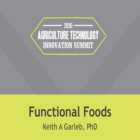 Functional foods - Keith A. Garleb