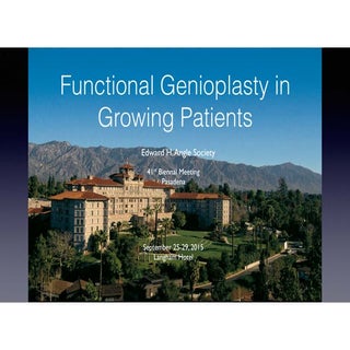 Functional genioplasty in growing p...
