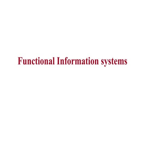 Functional IS.ppt