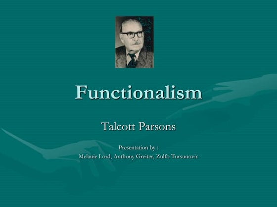 Functionalism and conflict theory – a critical appraisal.ppt