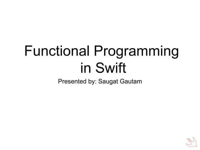 Functional Programming in Swift