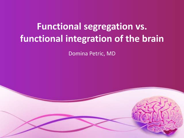 Functional segregation