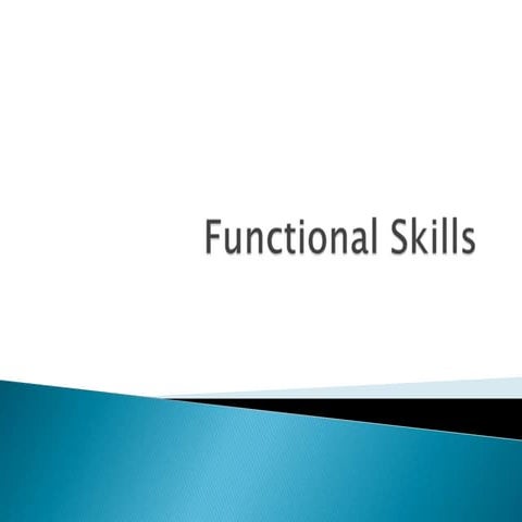 Functional skills at EFC