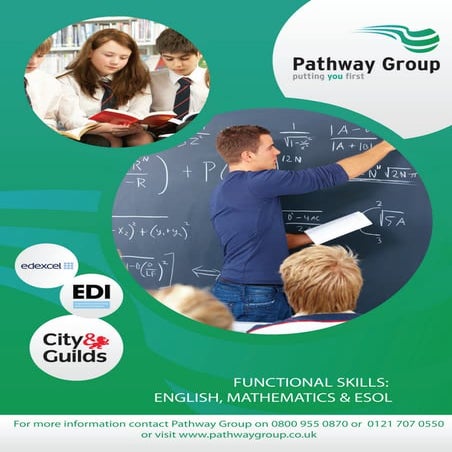 Functional Skills - English, Maths and ESOL Courses 