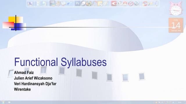 Functional Syllabuses