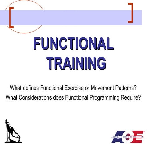Functional training