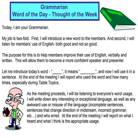 Toastmasters FunctionaryHelpCards - Copy.ppt