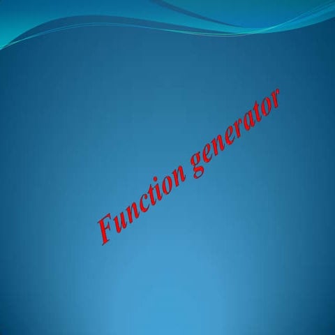 Function generator