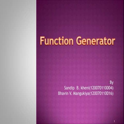 Function generator