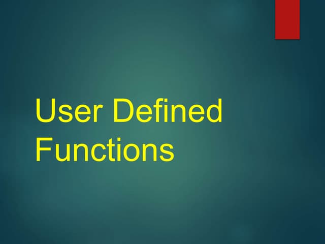 function in c