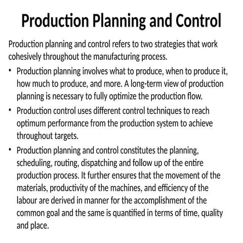 Function, Objective, phases & Importance of PPC.pptx