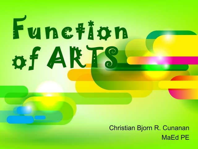 Function of arts