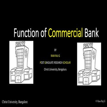 Function of commercial bank