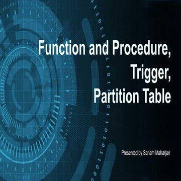 Function Procedure Trigger Partition.pdf