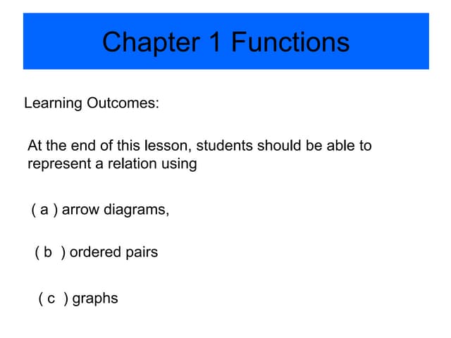 Functions