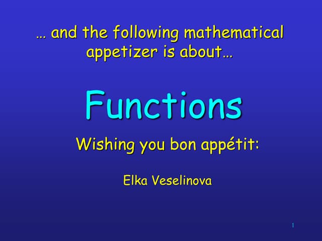 Functions