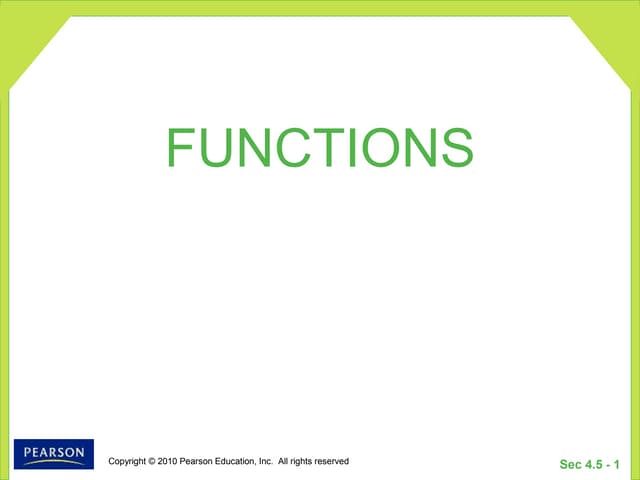 Lesson 1 functions as models | PPTX