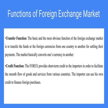 Functions of Foreign Exchange Market.pptx