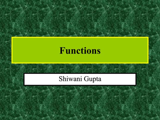 Functionsandpigeonholeprinciple