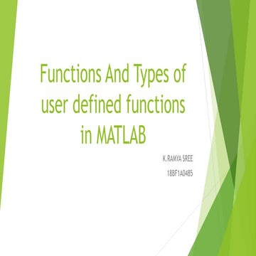 Functions and types of user defined functions in | PPT