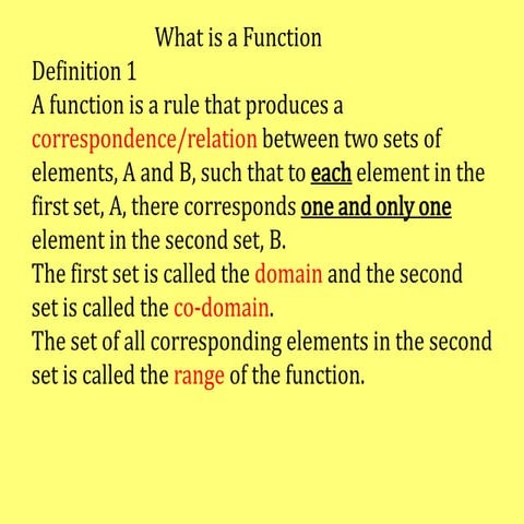 Functions form 3 | PPTX