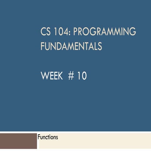 Functions in C-Programming Fundammentals.ppt