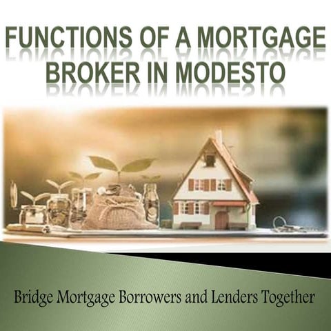 What Does a Mortgage Broker Do? | PDF