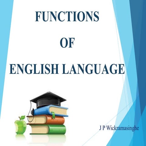Functions of English Language | PPT