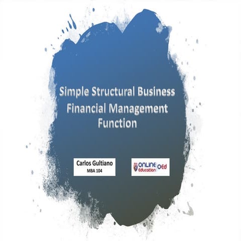 Functions of financial management
