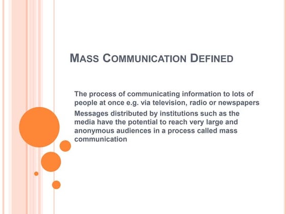implications of media and information to an individual and society | PPT
