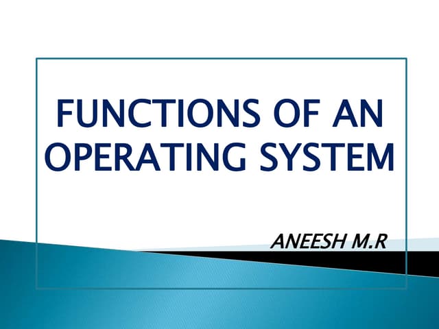 Operating System PPT