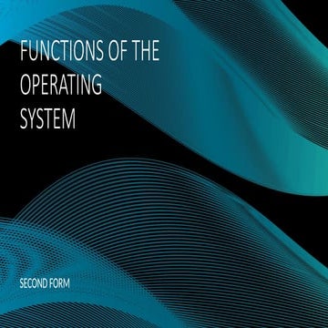 FUNCTIONS OF THE OPERATING SYSTEM Grade 8.pptx