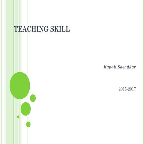 Functionsprinciplesof teaching