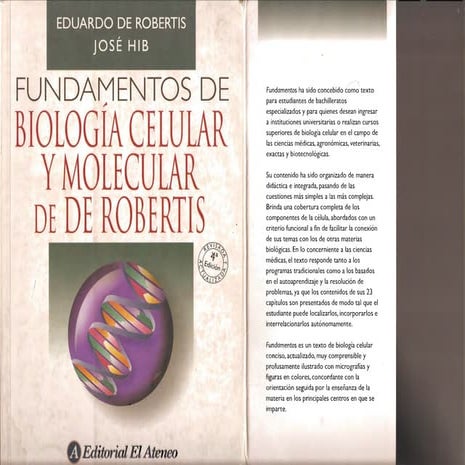 Fund. biologia cel y mol  de robertis