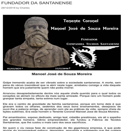 Fundador da santanense