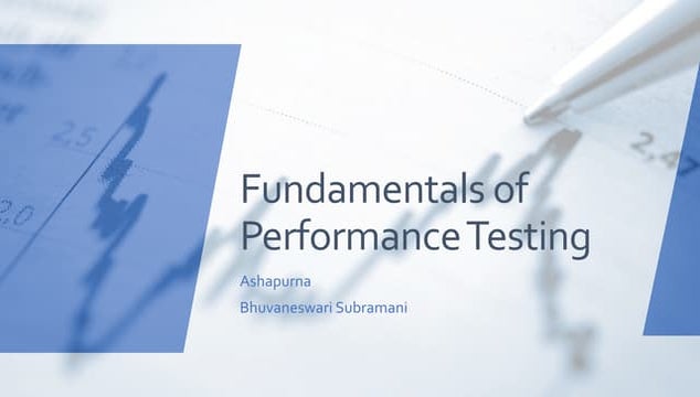 Fundamentals Performance Testing