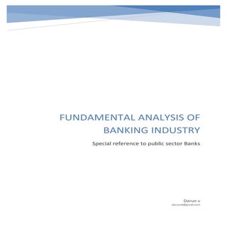 Fundamental analysis of banking ind...