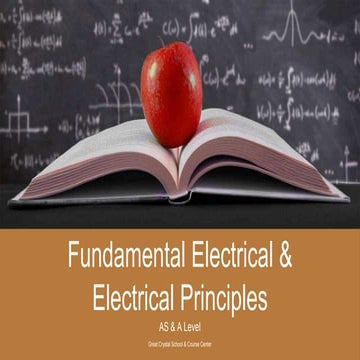 FUNDAMENTAL ELECTRICAL, ELECTRIC PRINCIPLES & D.C. CIRCUIT.pptx