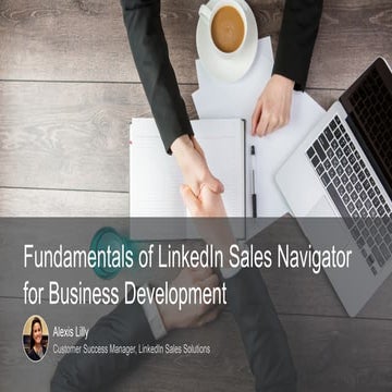 Fundamentals of LinkedIn Sales Navigator for Business Development