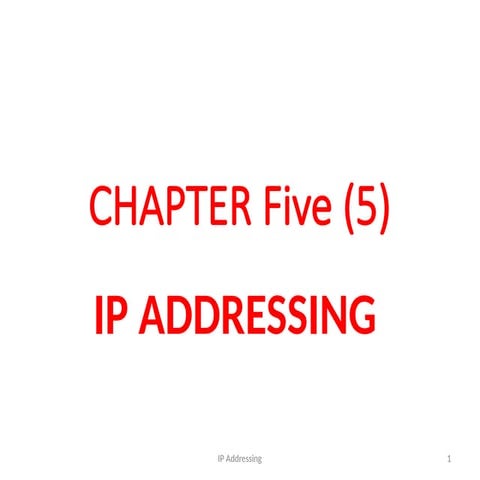 Ip address presentation | PPTX