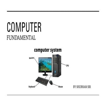 Comprehensive Fundamentals of Computer Systems and Components | PDF