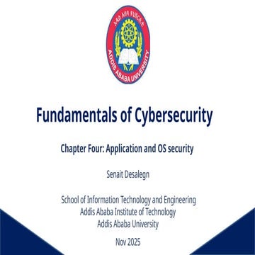 Fundamental of Cyber security chapter 4 part 1