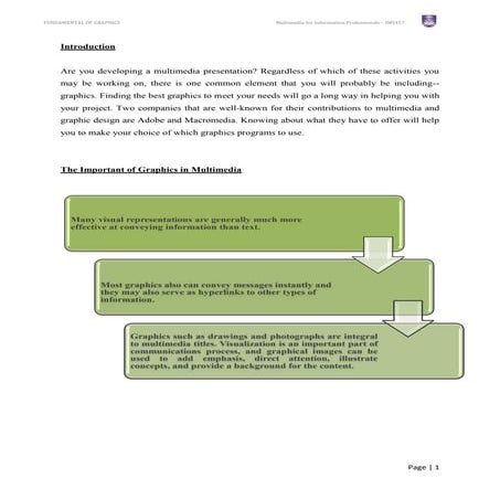 Fundamental of graphic