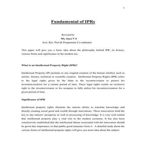 Fundamental of IPRs.pdf