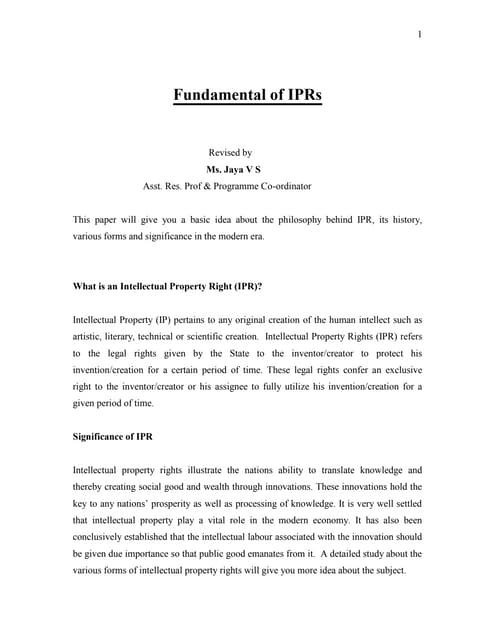 Fundamental of IPRs.pdf