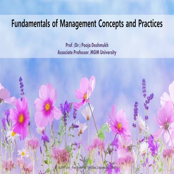 Fundamental of management concepts converted